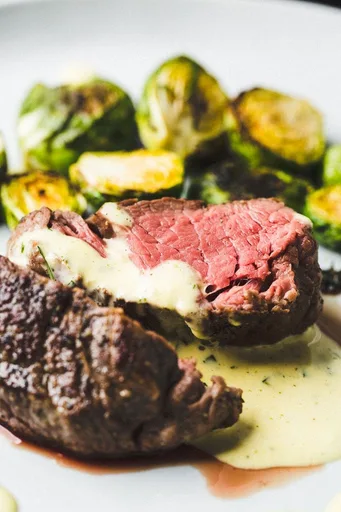 Filete mignon al baño maría a temperatura controlada