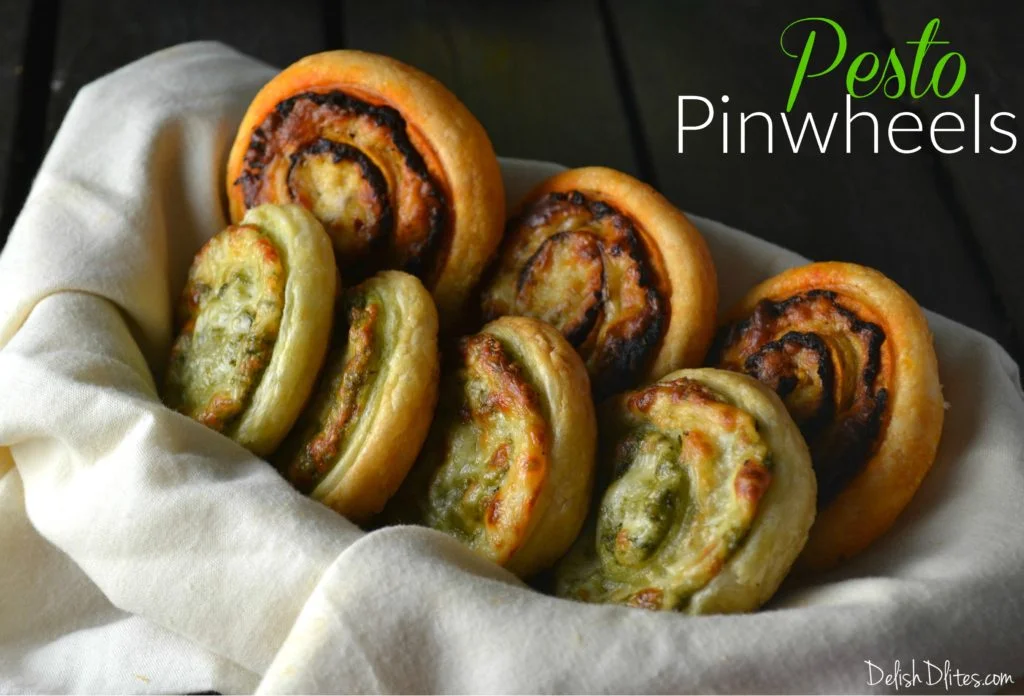 Roulés feuilletés au pesto