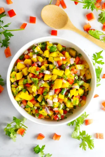 Salsa fresca de mango rápida y fácil