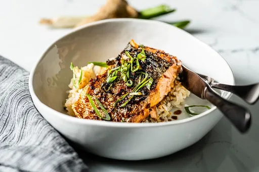 Salmón Teriyaki