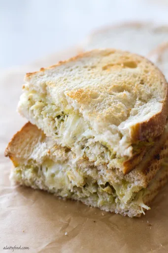Pesto Tuna Grilled Cheese