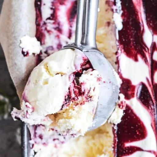 Blackberry Swirl Ice Cream