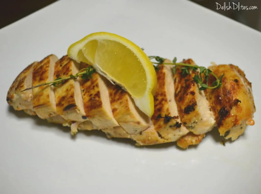 Garlic, Lemon & Thyme Roasted Chicken Breasts