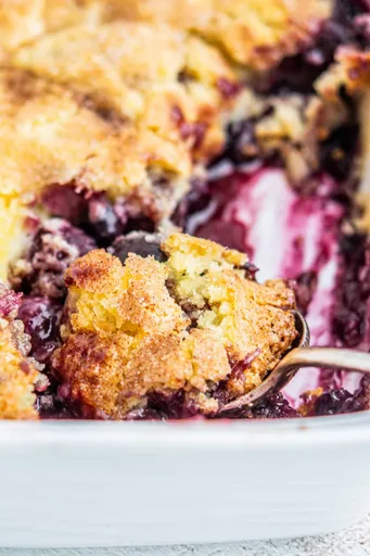 Blueberry Cherry Cobbler