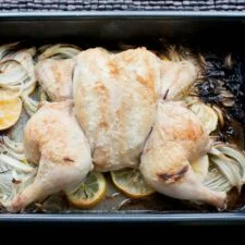 Pollo asado al horno fácil y rápido