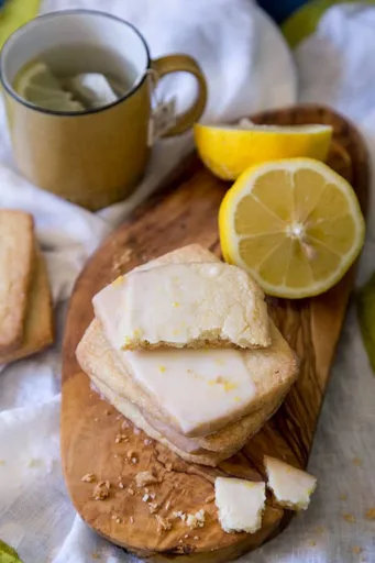 Lemon Shortbread Cookies