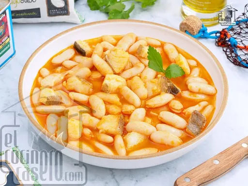 Alubias con bacalao