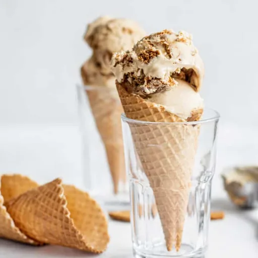 Creamy Biscoff Ice Cream