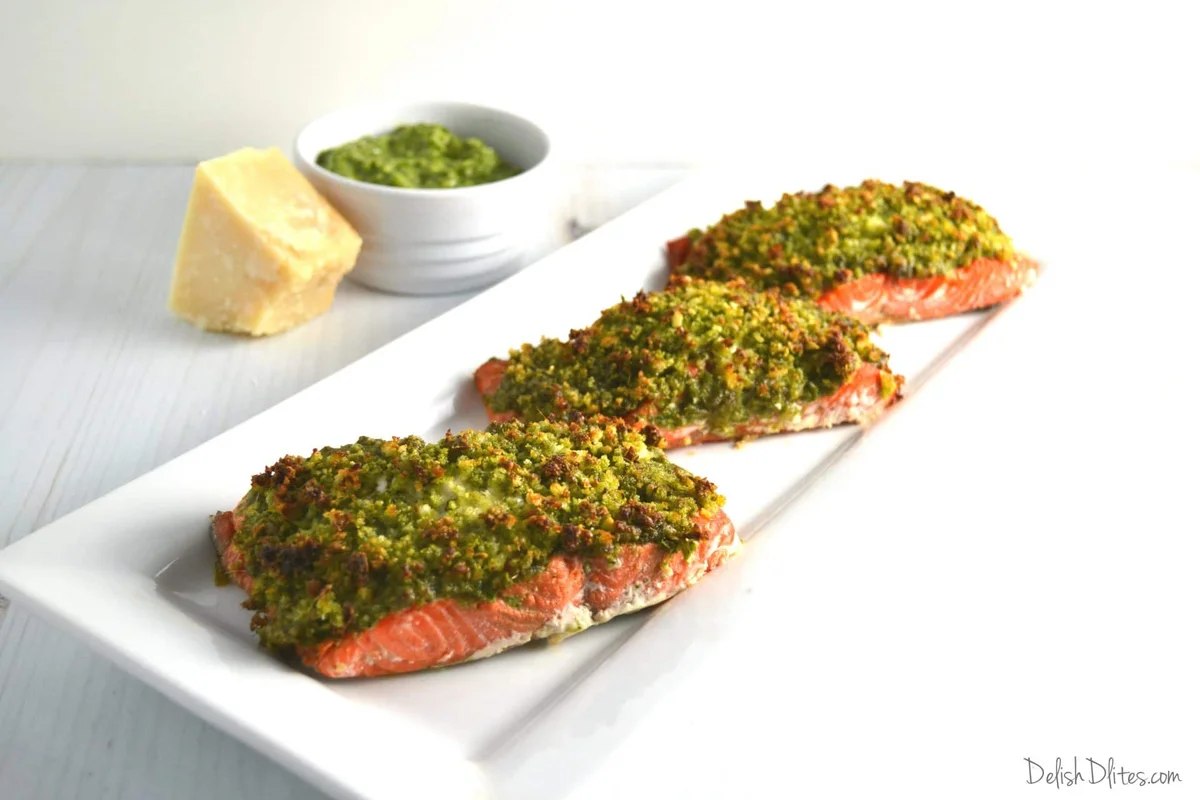 Pesto Crusted Salmon
