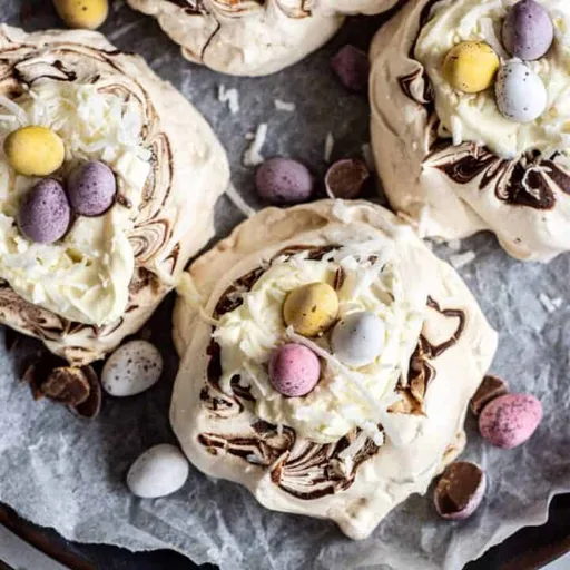 Easter Meringue Nests
