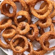 Homemade Sourdough Onion Rings