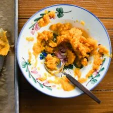 The EASIEST Whole-Roasted Butternut Squash {no pre-peeling, chopping, or deseeding!}