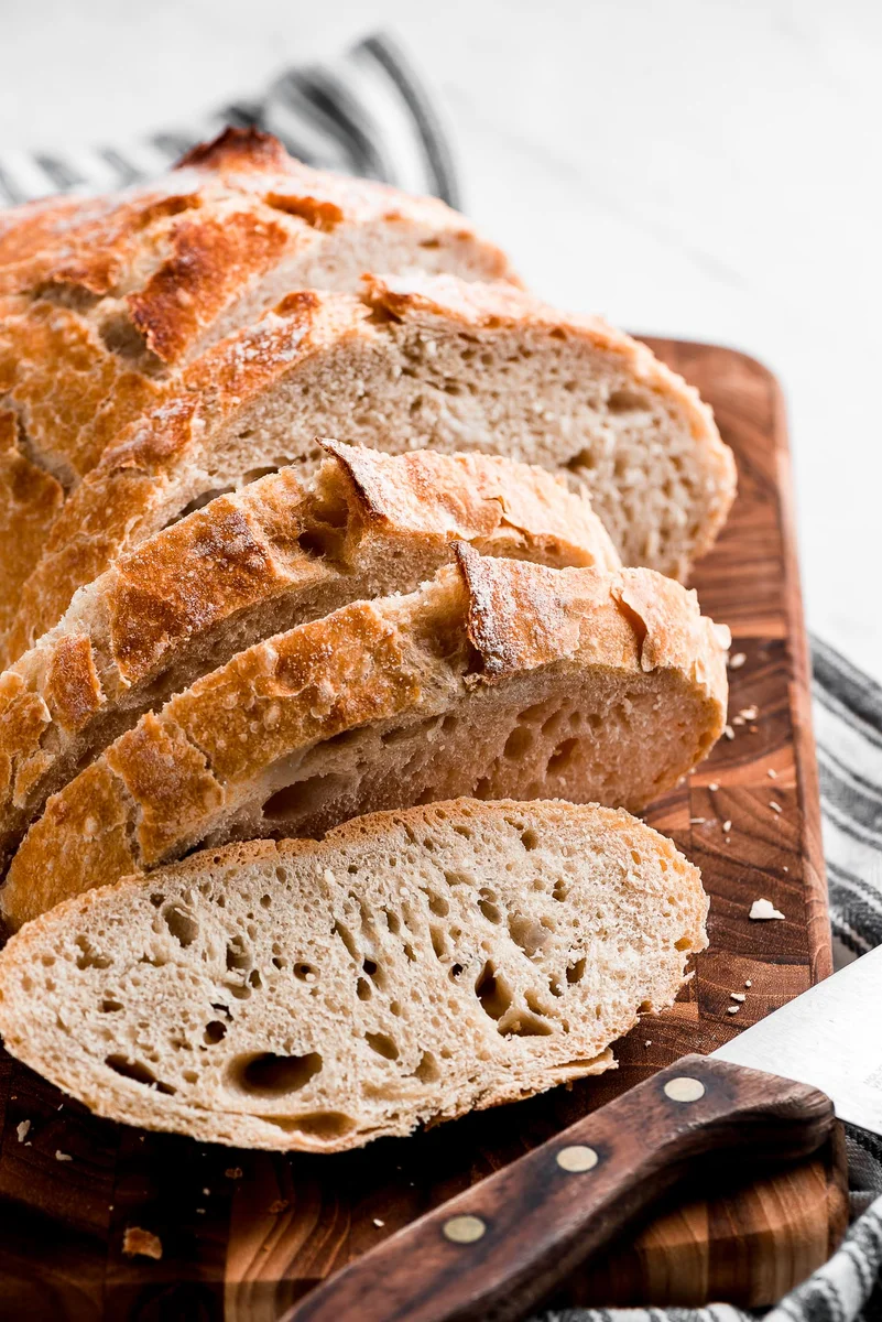 No-Knead Crusty Bread