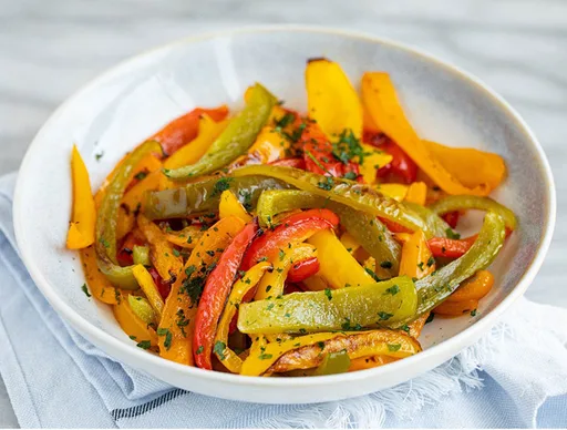 Pimientos asados sencillos
