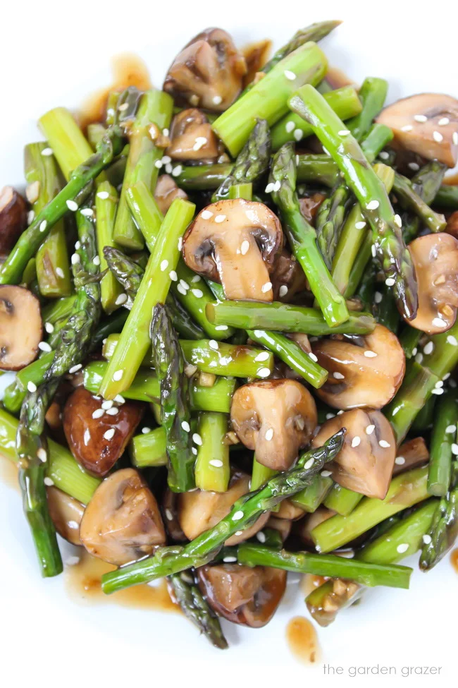 Asparagus Mushroom Stir-Fry