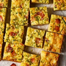 Sourdough Zucchini Slice