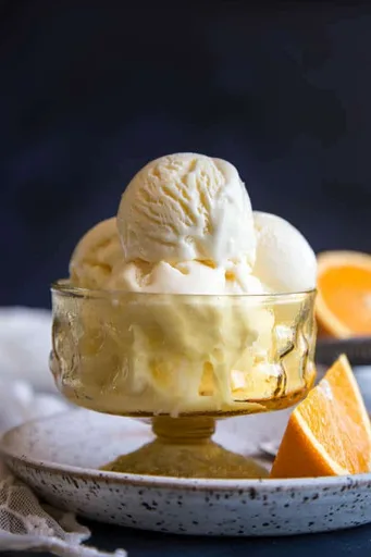 Helado de naranja