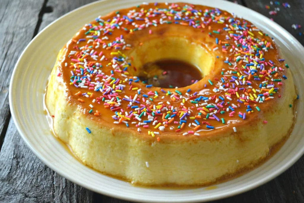 Sugar Cookie Flan (Flan de Galleta de Azucar)
