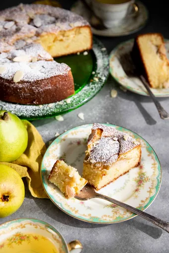 Pear Almond Cake