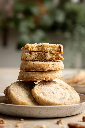 Pecan Shortbread Cookies Recipe
