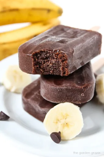 Chocolate Banana Popsicle (Fudgy, Vegan!)