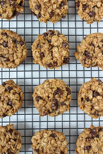Chocolate Chip Banana Oat Cookies