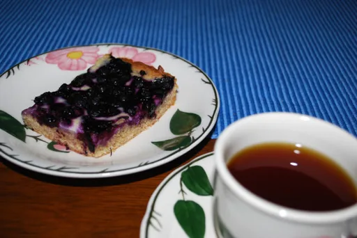 Mustikkapiirakka (Finnish blueberry pie)