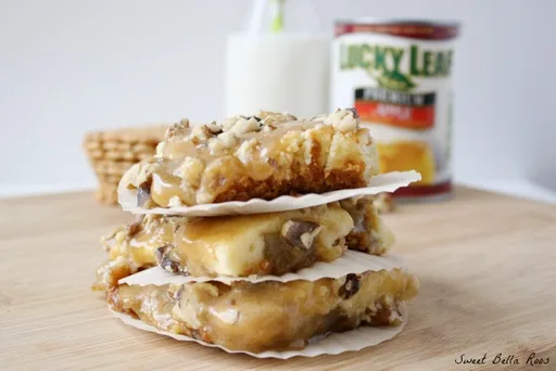Caramel Apple Cheesecake Bars