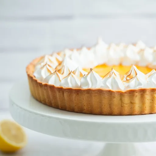 Tarta de Limón con Merengue Suizo