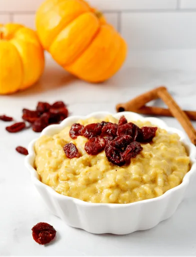 Vegan Pumpkin Rice Pudding