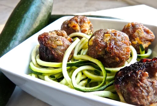 Baked Pork & Apple Meatballs