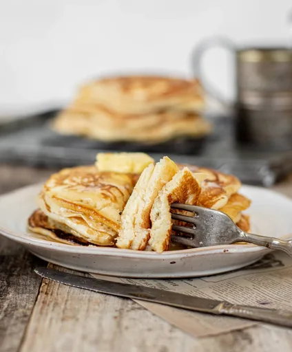 Overnight Sourdough Pancakes