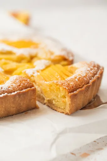 Peach Almond Tart
