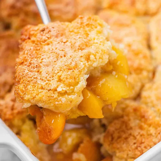 Peach Cobbler with Canned Peaches