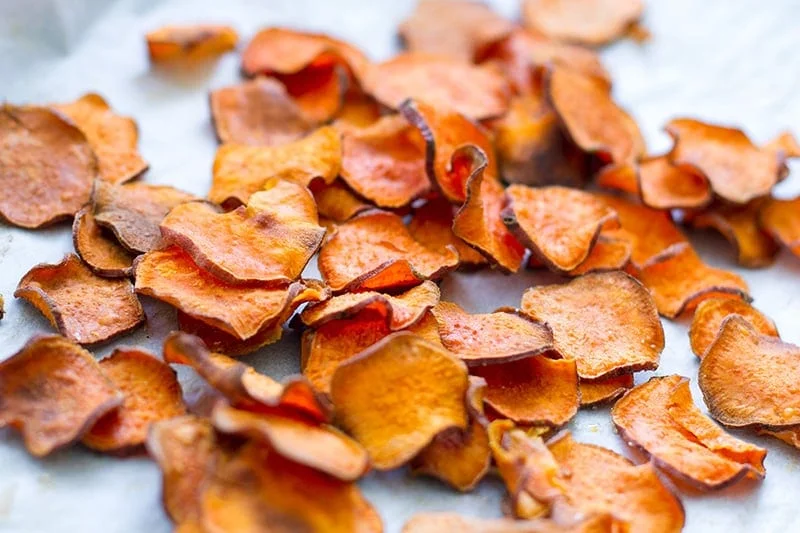 Baked Sweet Potato Chips Recipe