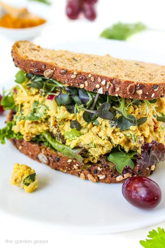 Curried Chickpea Salad (Vegan!)
