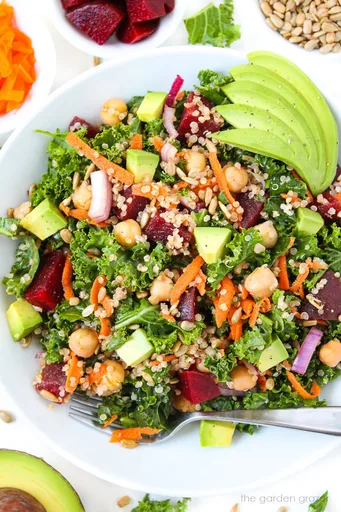 Kale Superfood Power Salad (Vegan!)