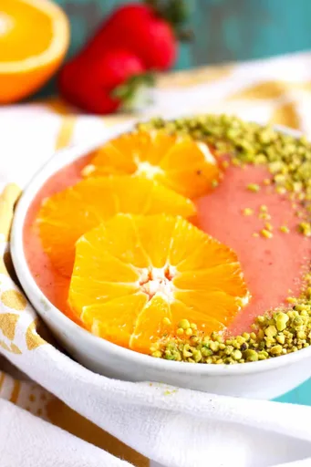 Strawberry Orange Juice Smoothie