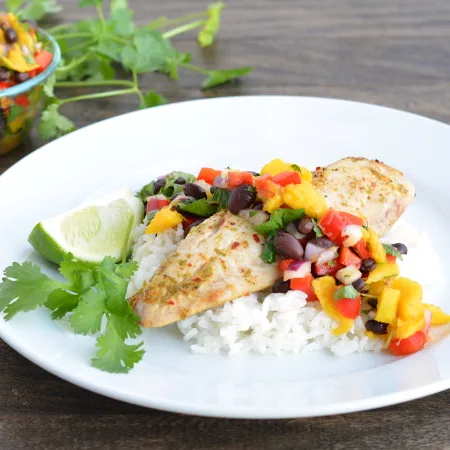 Tilapia with Mango Salsa