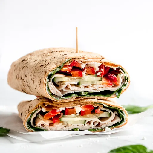 Wraps de pavo con salsa ranchera