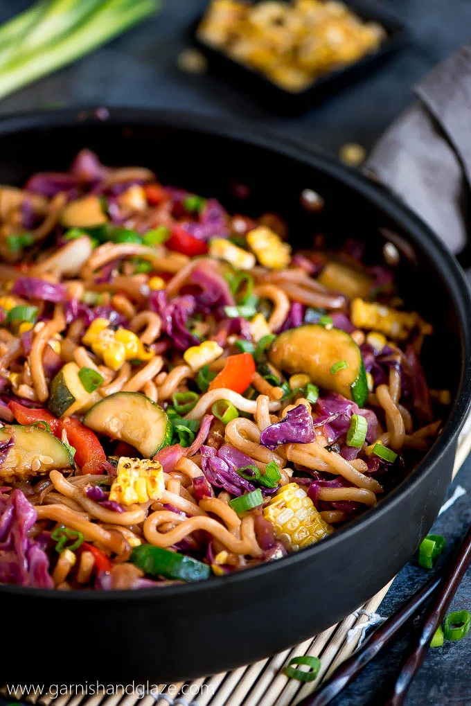 Udon Noodle Vegetable Stir Fry