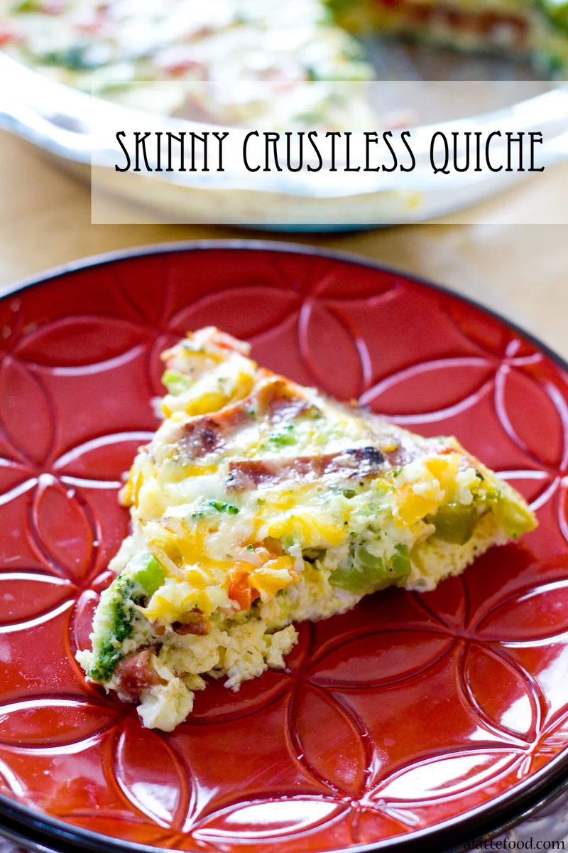 Skinny Crustless Quiche