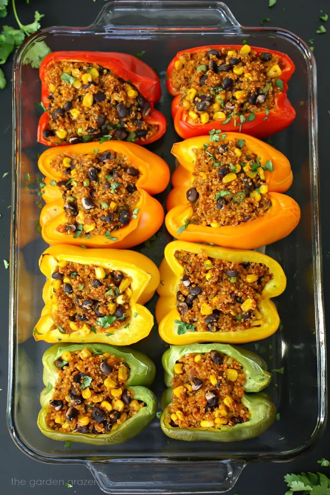 Mexican Quinoa Stuffed Peppers