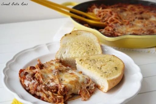 Baked Skillet Spaghetti