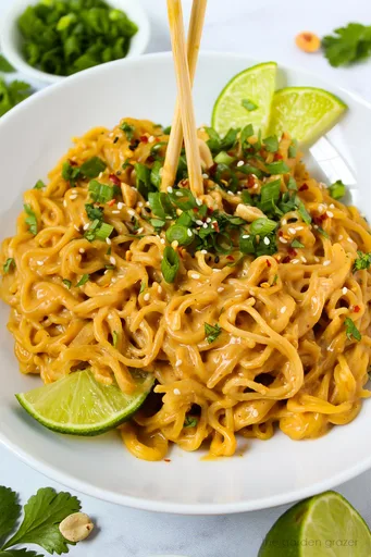 Fideos con Cacahuete (¡Fáciles!)