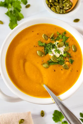 Pumpkin Curry Soup (Vegan!)