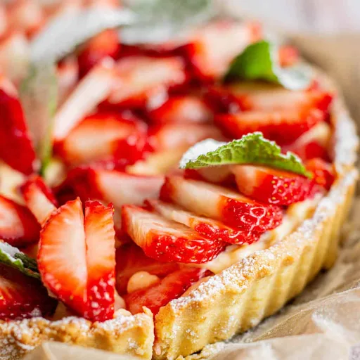 Strawberry Custard Tart