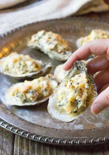Baked Oysters with Cheese