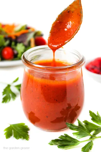 Roasted Red Pepper Dressing (Easy!)