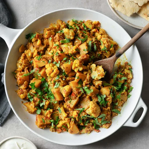 Cauliflower and Potato Curry (Aloo Gobi)
